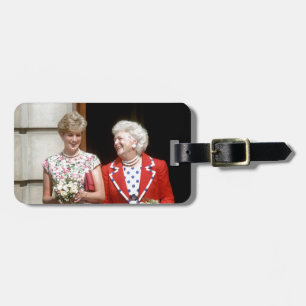 Princess Diana-Barbara Bush Luggage Tag