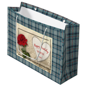 Princess Diana Memorial Tartan Large Gift Bag
