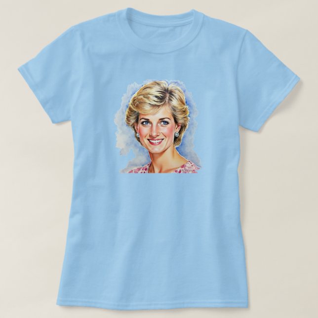 Princess Diana of England, Princess of Wales T-Shirt (Design Front)