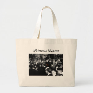 Princess Diana - Poppy Large Tote Bag