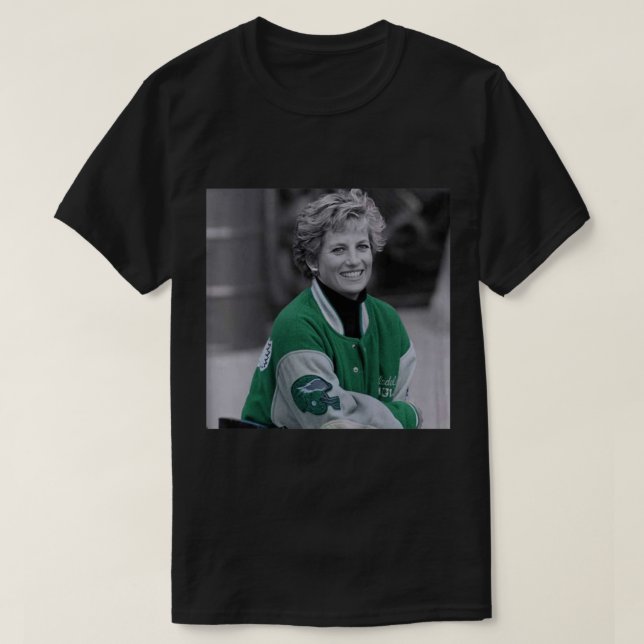 Princess-Diana-Wearing-Philadelphia T-Shirt (Design Front)