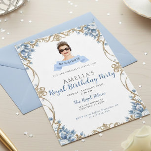 Princess Diaries 30th Birthday milenial Invitation