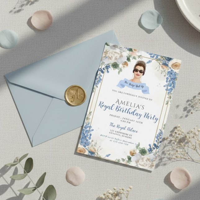 Princess Diaries 30th Birthday milenial Invitation (Creator Uploaded)