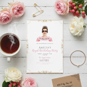 Princess Diaries 30th Birthday milenial Invitation