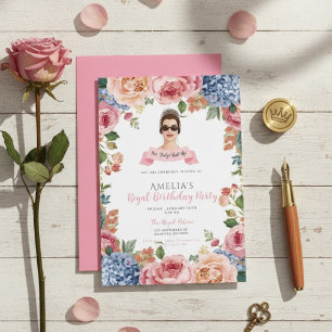 Princess Diaries 30th Birthday milenial Invitation