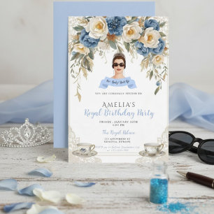 Princess Diaries 30th Birthday milenial Invitation