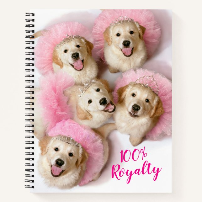 Princess Dogs in Tiaras Notebook (Front)