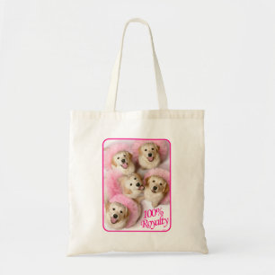 Princess Dogs in Tiaras Tote Bag
