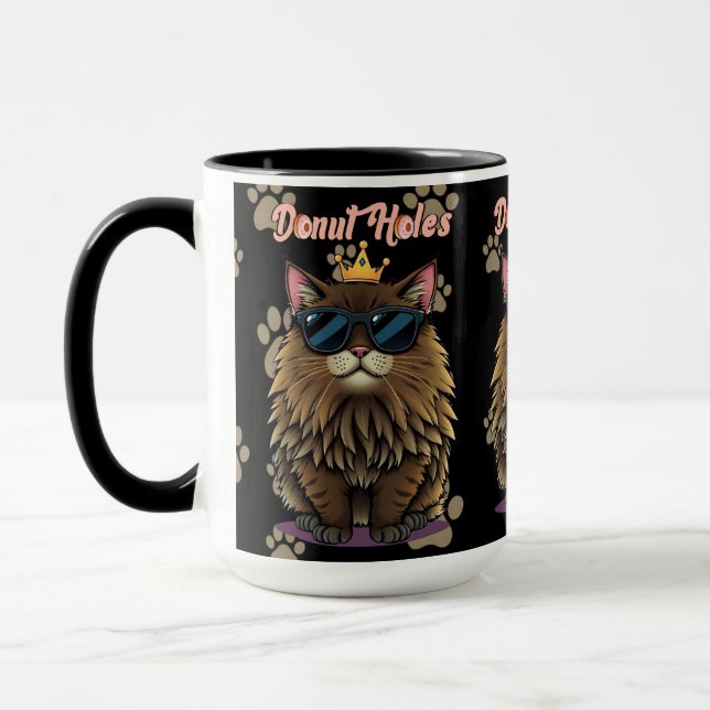 Princess Doughnut - Doughnut Holes Paw Prints Mug (Left)