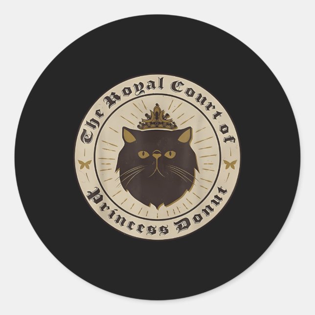 Princess Doughnut Mongo Edition Dungeon Crawler Ca Classic Round Sticker (Front)