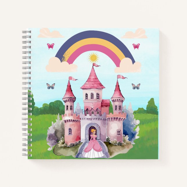 Princess Dreams, Fairytale Castle  Notebook (Front)