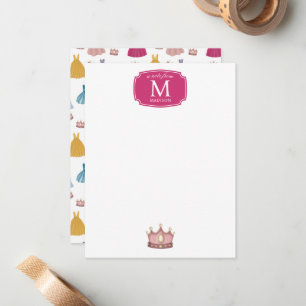 Princess Dresses Fairytale Little Girl Kids Card