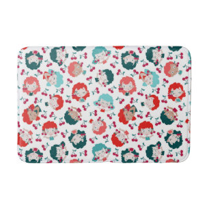 Princess earrings bath mat