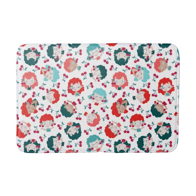 Princess earrings bath mat (Front)