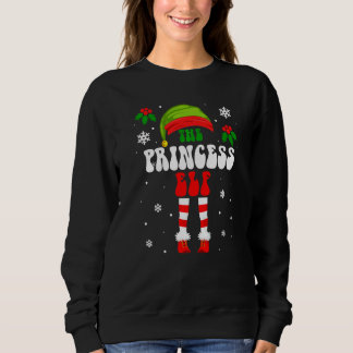 Princess Elf Matching Family Group Christmas Holid Sweatshirt
