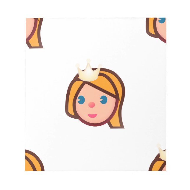 princess emoji notepad (Front)