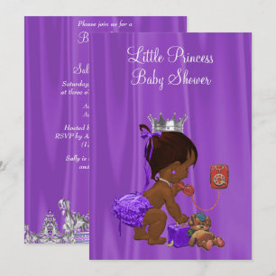 Princess Ethnic Baby Shower Invitation