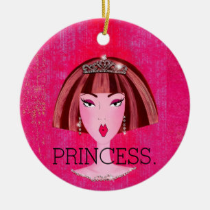 "Princess - Fairest of All!" Ceramic Ornament