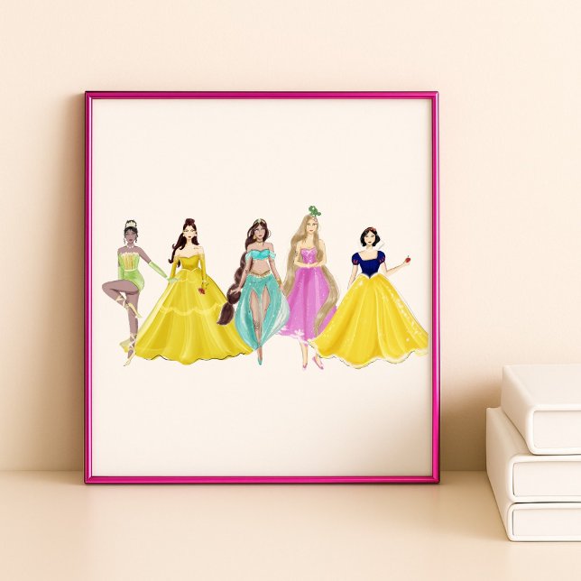 princess, fashion sketch, poster (Creator Uploaded)