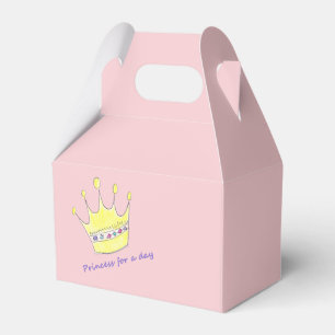 Princess for a day Party Favour Box