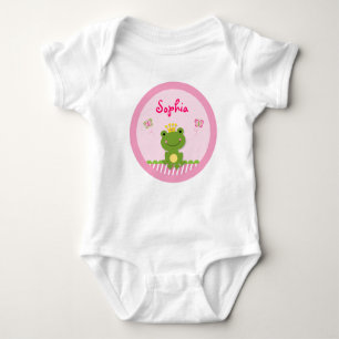 Princess Frog Personalised Baby T-Shirt Baby Bodysuit