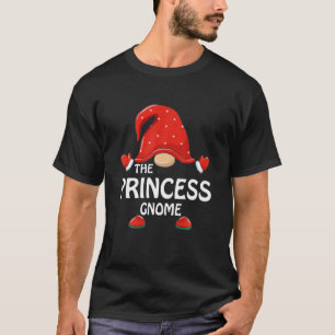 Princess Gnome Funny Christmas Matching Family Paj T-Shirt
