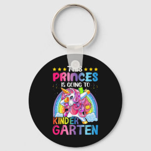Princess Going To Kindergarten Gift Back to School Key Ring