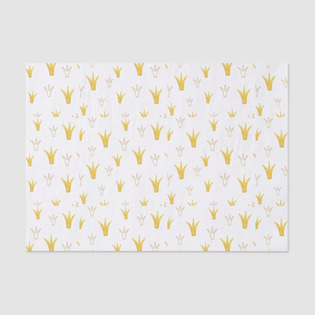 Princess Gold Crown Tissue Paper (Front)