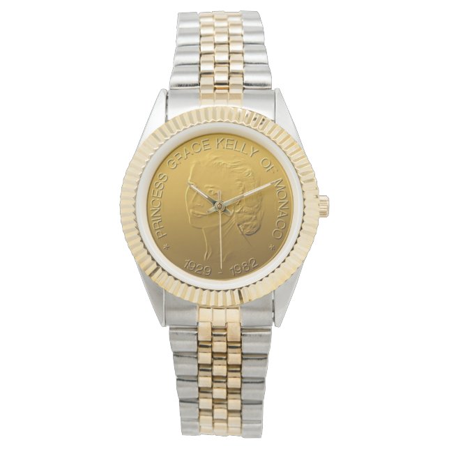 Princess Grace Kelly of Monaco design #gold03 Watch (Front)