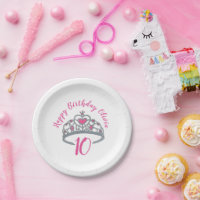 Princess Happy Birthday Party Tiara Dress-Up Crown