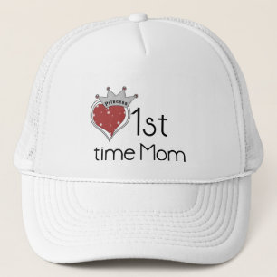 Princess Heart 1st Time Mum Tshirts and Gifts Trucker Hat