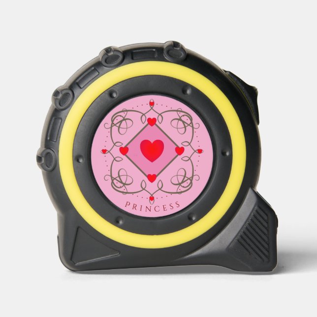 Princess Heart Tape Measure 1 (Front)