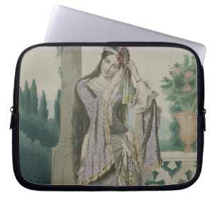 Princess Helen, engraved by the Thierry Brothers, Laptop Sleeve