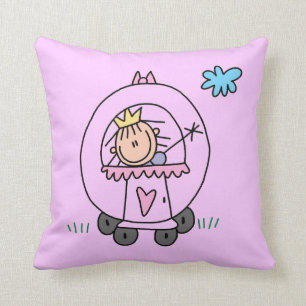 Princess in Carriage Cushion