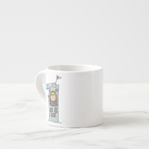 Princess in Castle Tower Espresso Cup