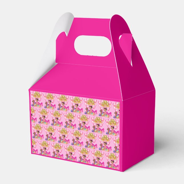 Princess in Pink  Favour Box (Front Side)
