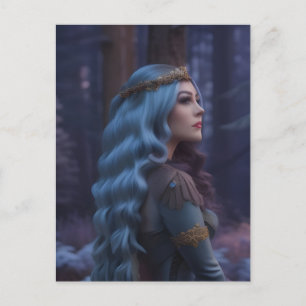Princess in the Forest Postcard