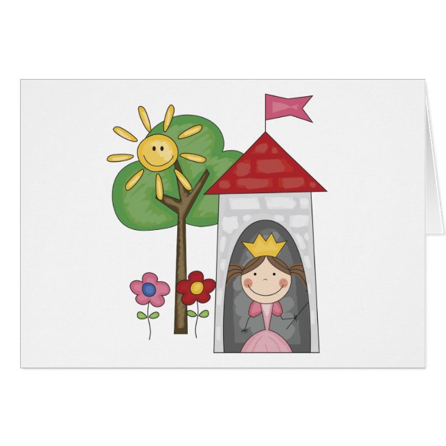 Princess in Tower Tshirts and Gifts (Front Horizontal)