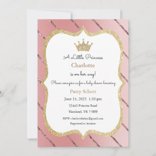 Princess Invitation, Baby Shower Invitation