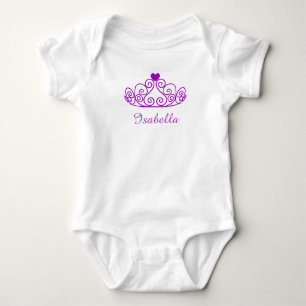 Princess Isabella Shirt, Add Your Baby's Name! Baby Bodysuit