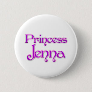 Princess Jenna 6 Cm Round Badge