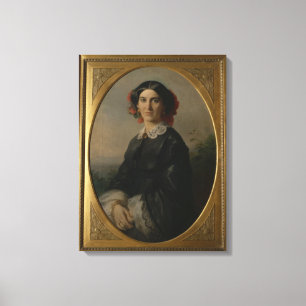 Princess Johanna von Bismarck, 1857 Canvas Print