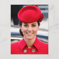 Princess Kate red stylised