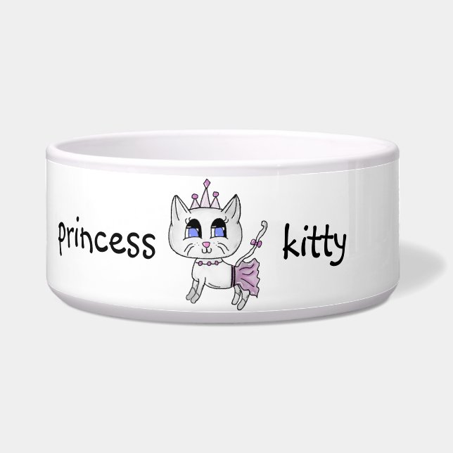 Princess Kitty Cat Dish (Front)