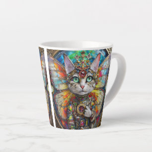 Princess Kitty Cat of the Butterfly Wing Brigade Latte Mug