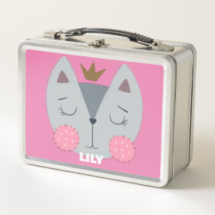 Princess Kitty Metal Customize it Lunchbox