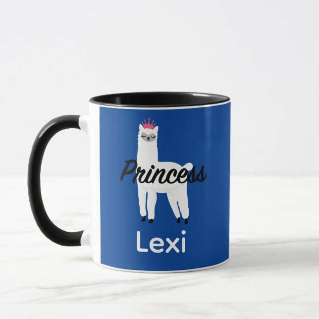 Princess Lama Design - Combo Mug (Left)
