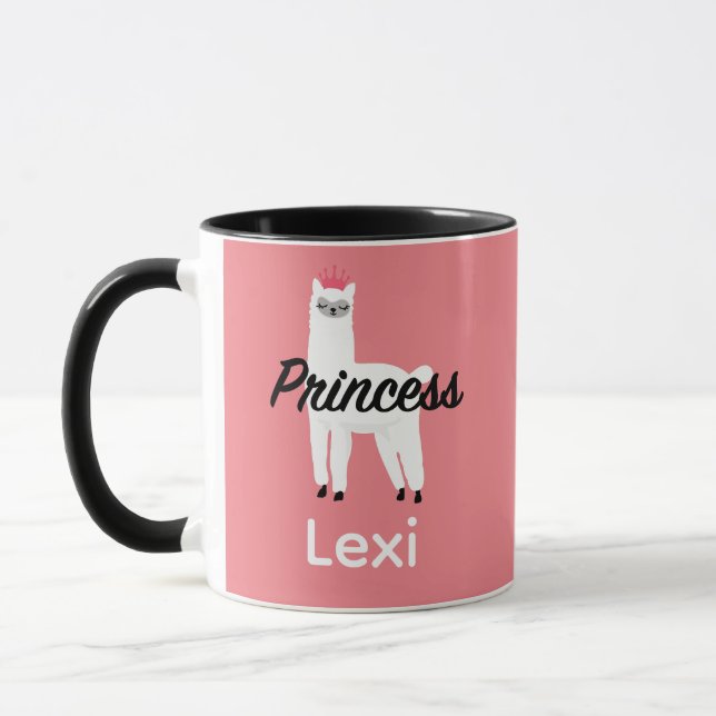 Princess Lama Design - Combo Mug (Left)