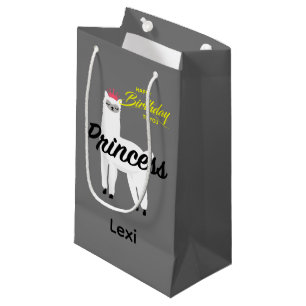 Princess Lama Design - Gift Bag - Small