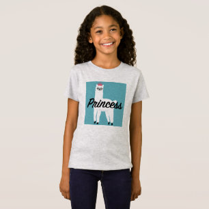 Princess Lama Design - Girls' Fine Jersey T-Shirt
